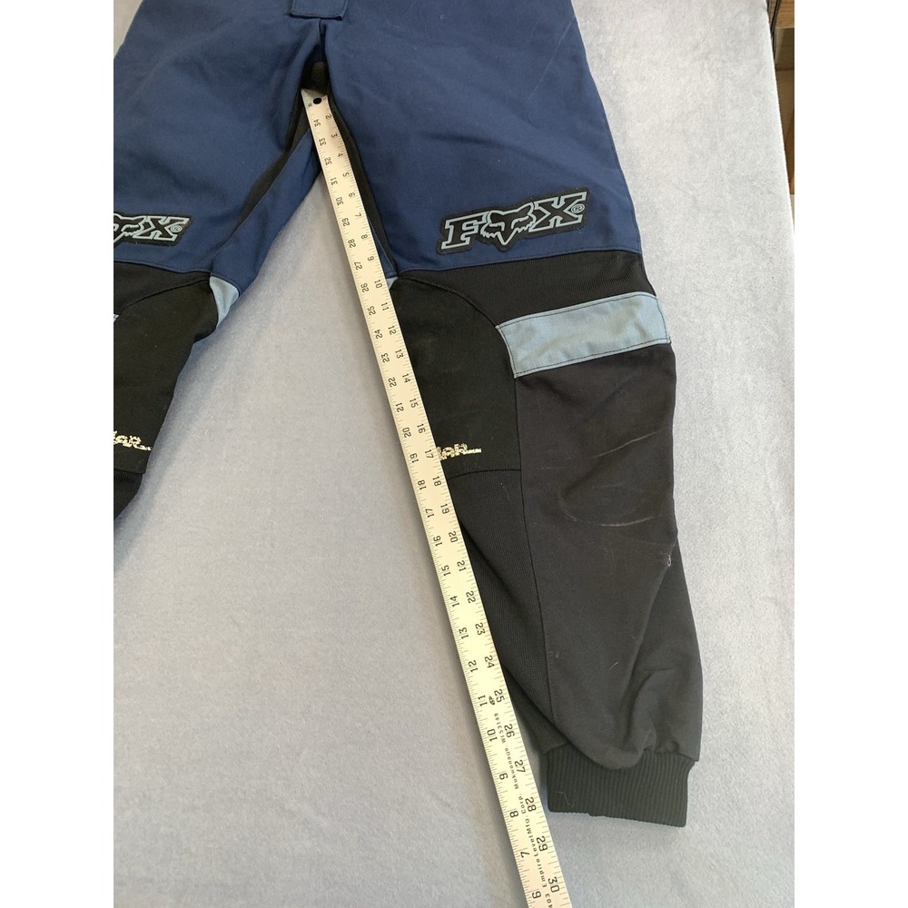 Fox Racing Strafer Motocross Pants Blue Black Off-Road Riding Gear Mens Sz 34 - Picture 5 of 8